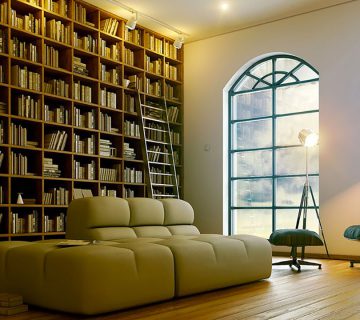 Modern-home-library