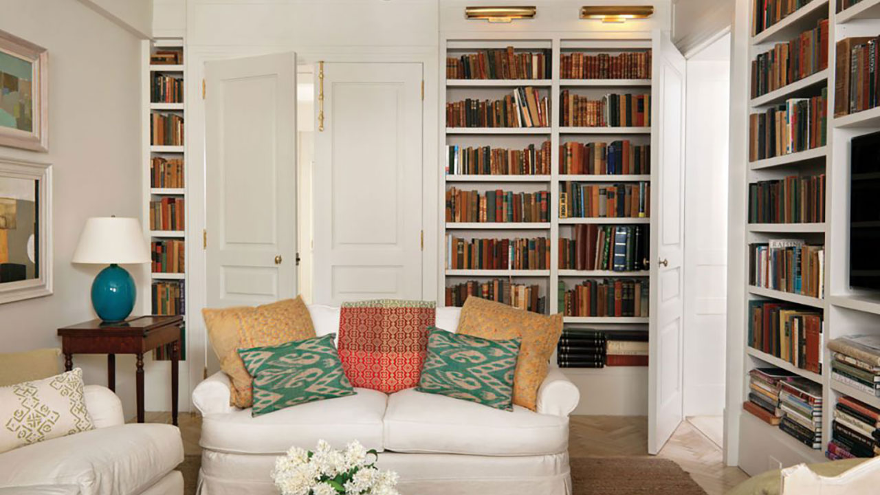 بهترین مکان کتابخانه در خانه