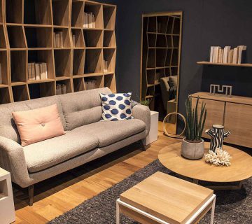 قفسه کتاب چوبی