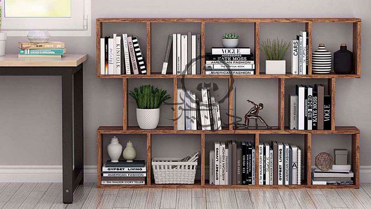 خرید-کتابخانه-چوبی