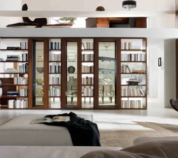 کتابخانه مدرن خانگی