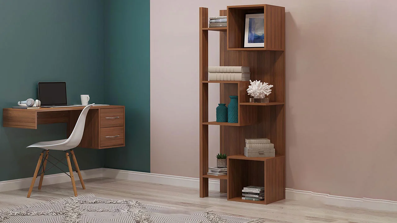 کتابخانه-ساده-و-شیک