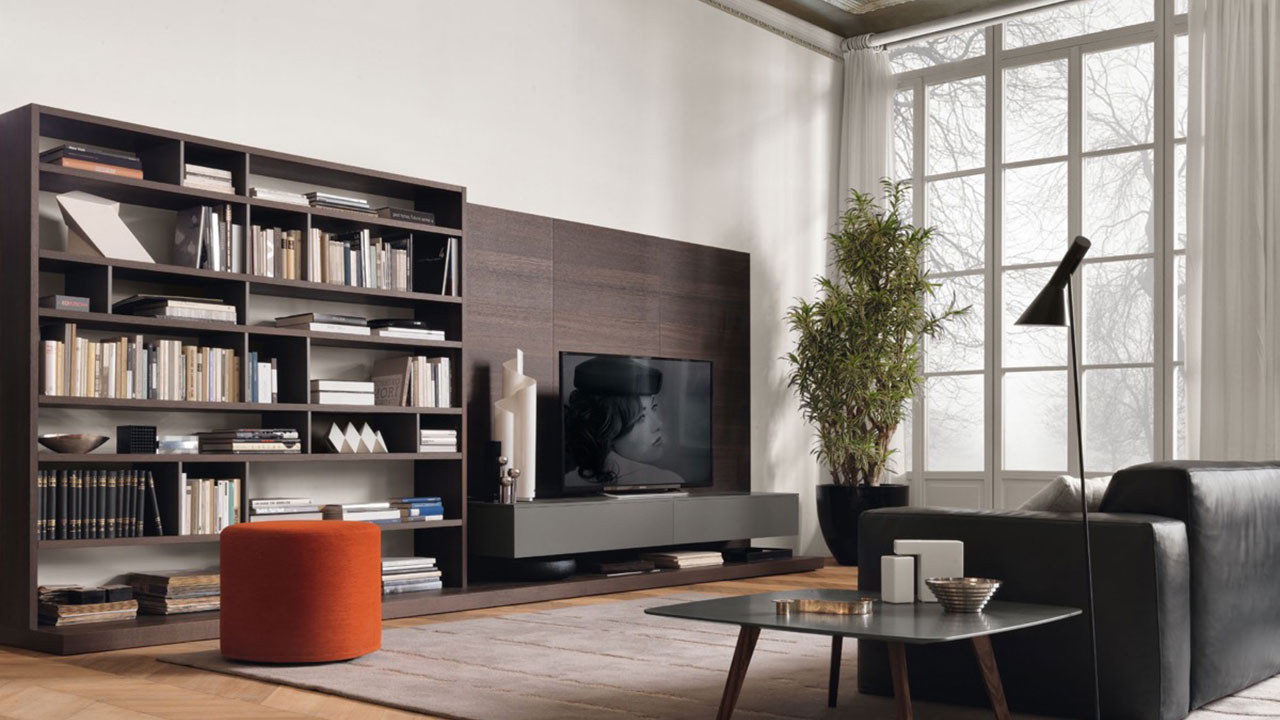 جا کتابی چوبی جدید