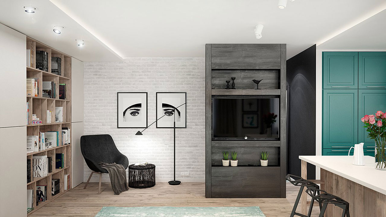 کتابخانه مناسب خانه های کوچک