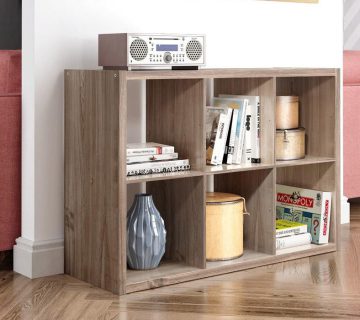 قفسه و کتابخانه چوبی