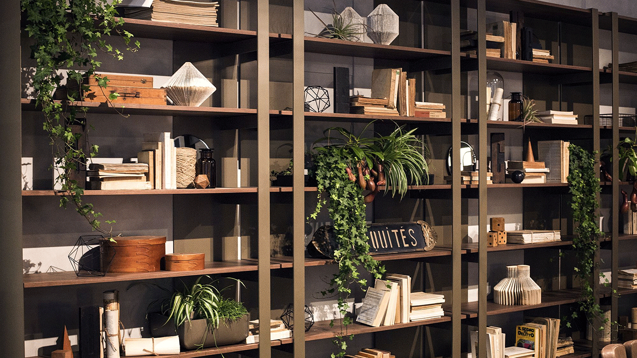 قفسه کتاب فلزی