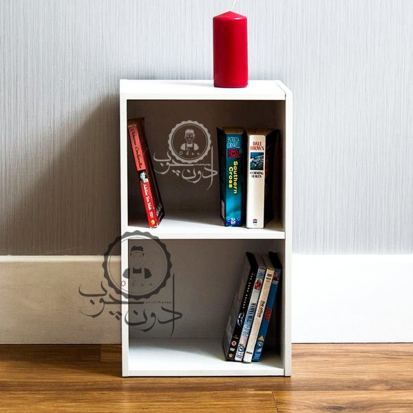 قفسه کتاب رومیزی دو طبقه اُدون چوب