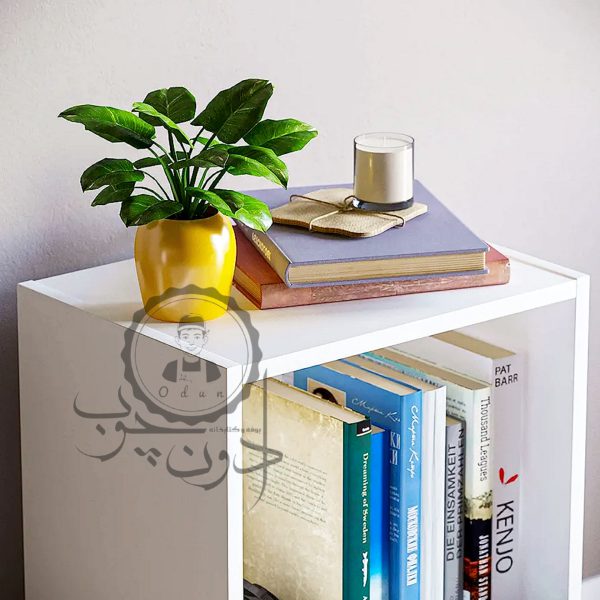 قفسه کتاب رومیزی دو طبقه اُدون چوب