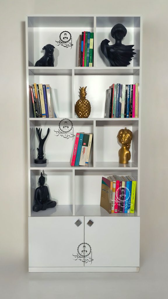 کمد کتاب مدل افرا اُدون چوب