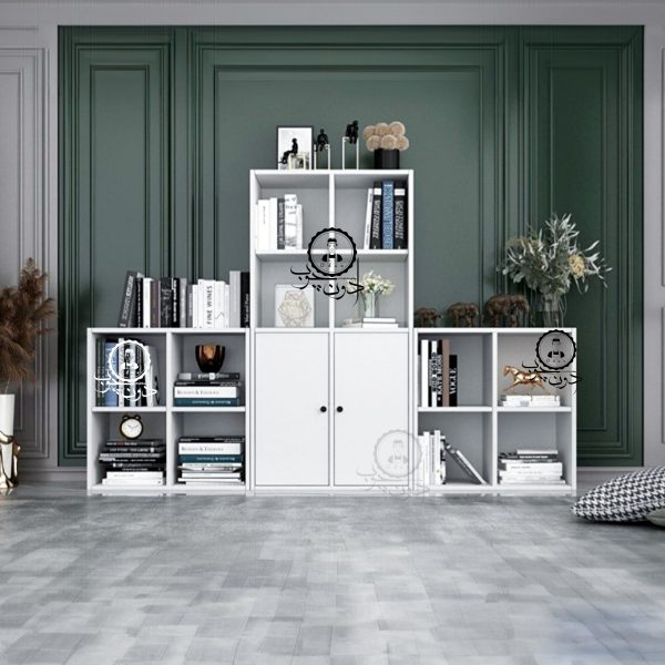 کتابخانه مدل افسون اُدون چوب