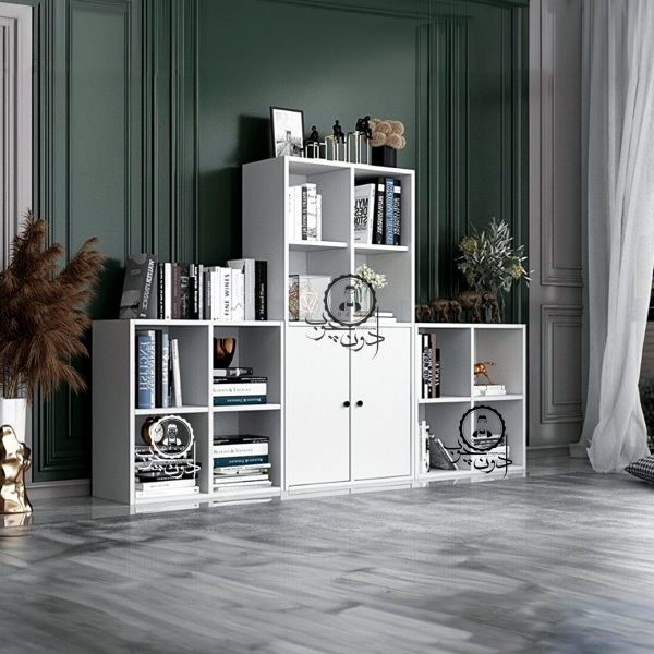 کتابخانه مدل افسون اُدون چوب - تصویر 3