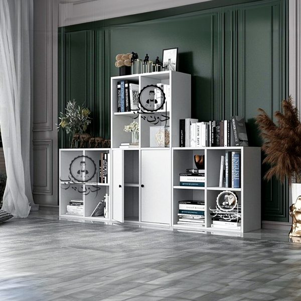 کتابخانه مدل افسون اُدون چوب