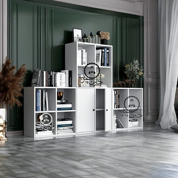 کتابخانه مدل افسون اُدون چوب