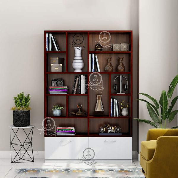 کتابخانه کشودار مدل آناهیتا اُدون چوب