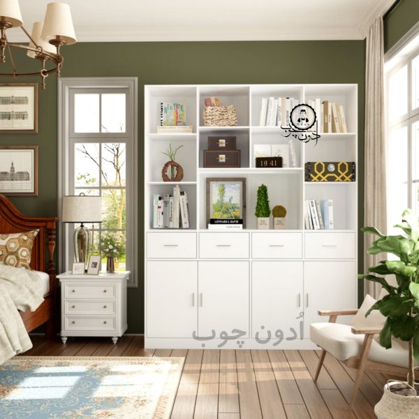 کتابخانه مدل آوین اُدون چوب