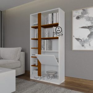 کتابخانه مدل آبان اُدون چوب