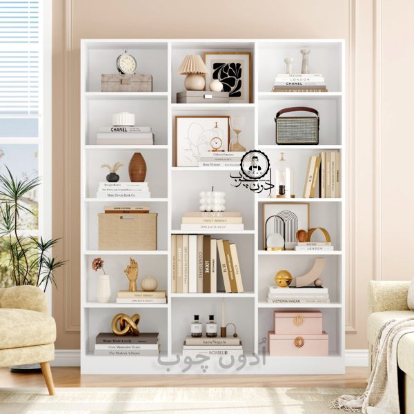 کتابخانه مدل کیوان اُدون چوب